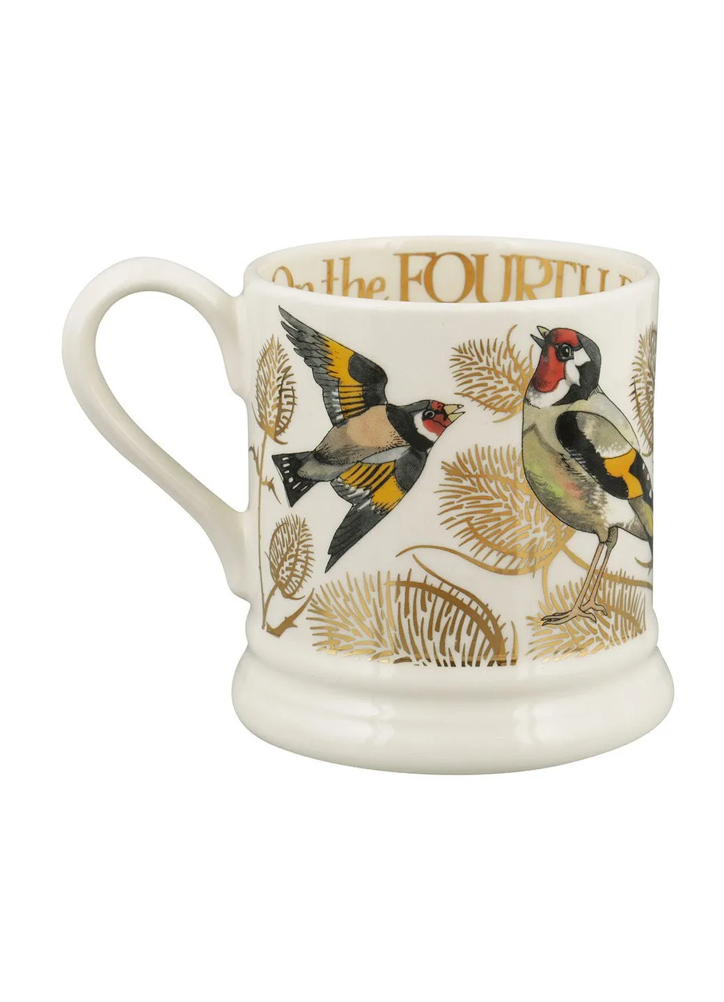 12 Days Of Christmas Four Calling Birds 1/2 Pint Mug Boxed - Club Exclusive