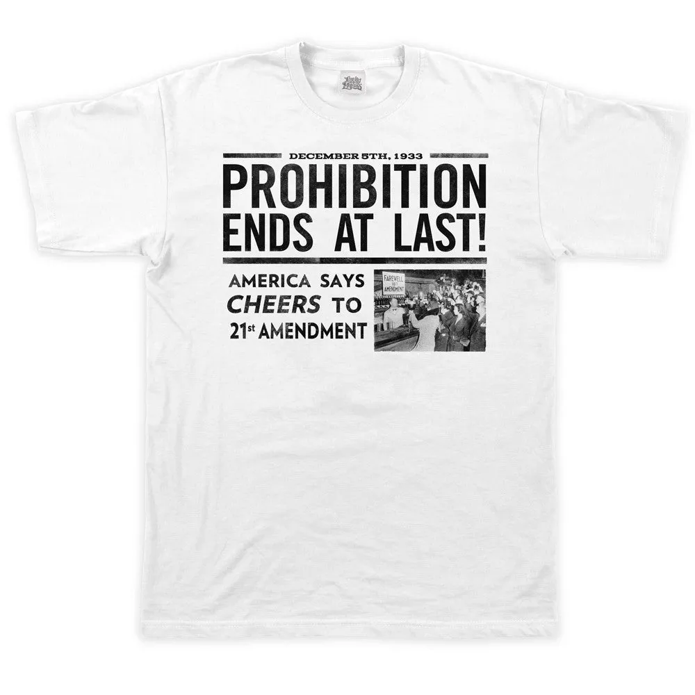 Mens Graphic T-Shirt with 21st Amendment Design