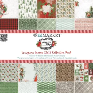 49 & Market Collection Pack 12"X12" Evergreen Season