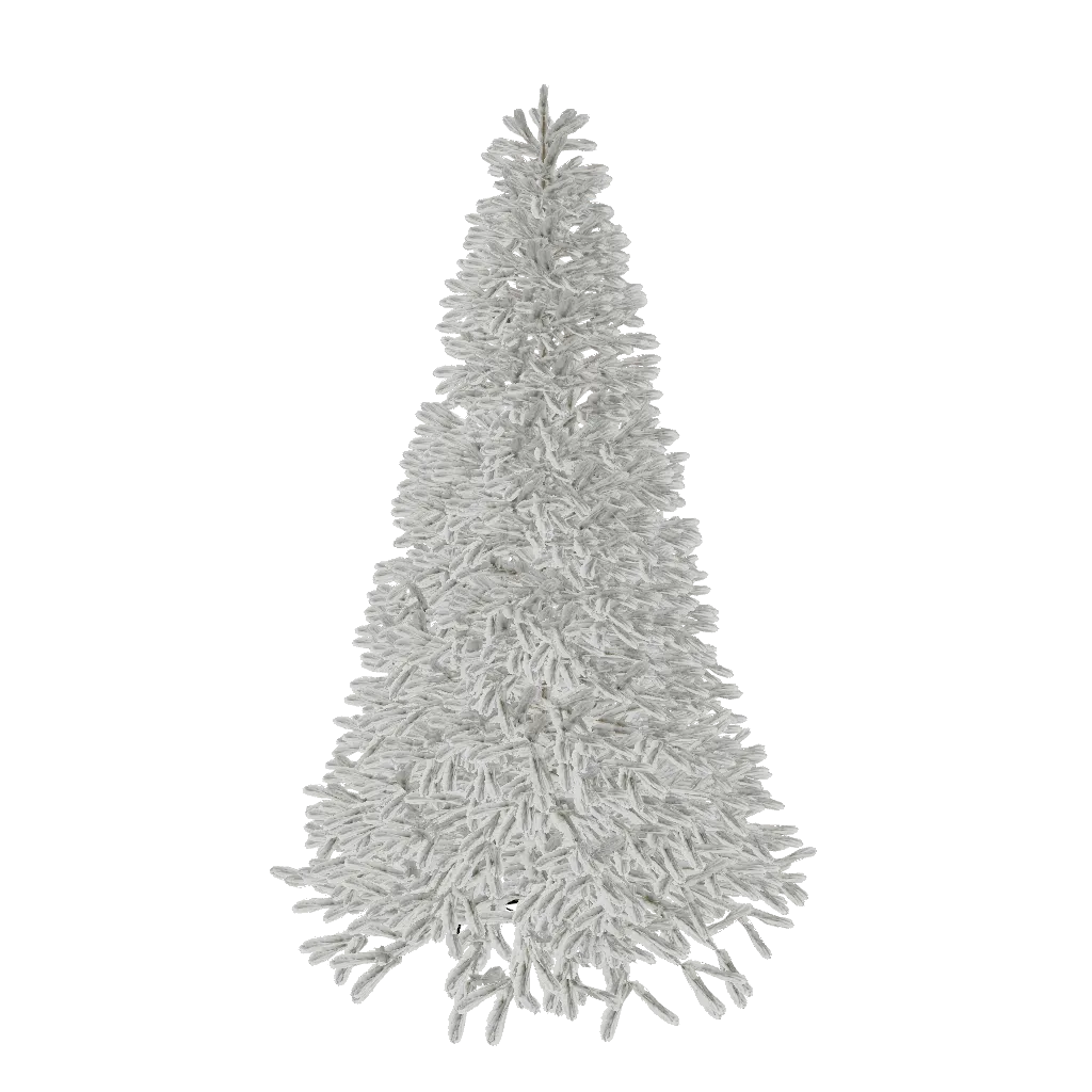 8' Queen Flock® Artificial Christmas Tree with 900 Warm White LED Lights