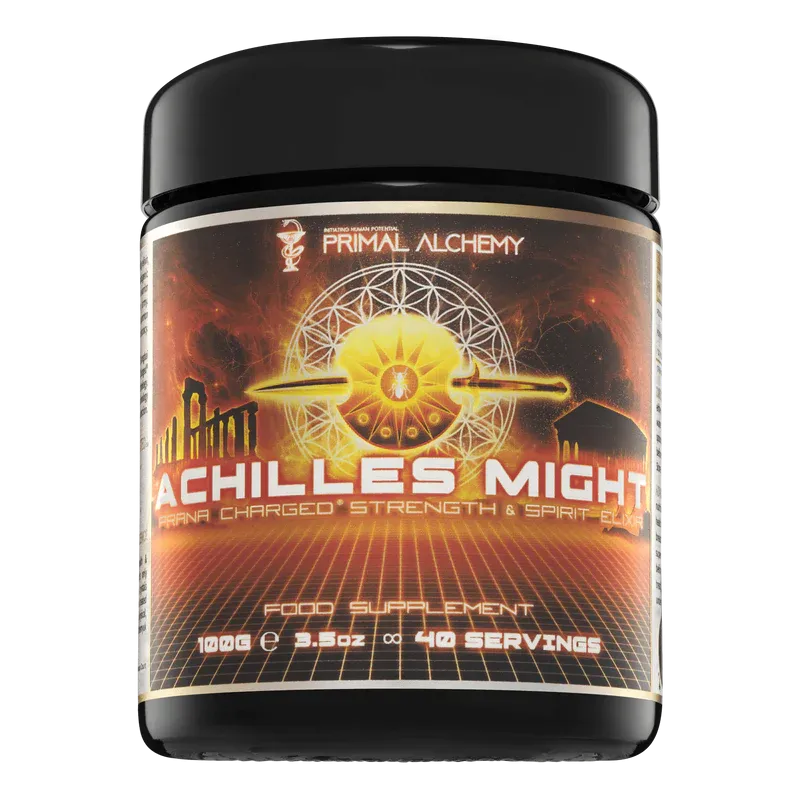 Achilles Might ∞ Prana Charged® Strength & Spirit Elixir 100g - 40 servings