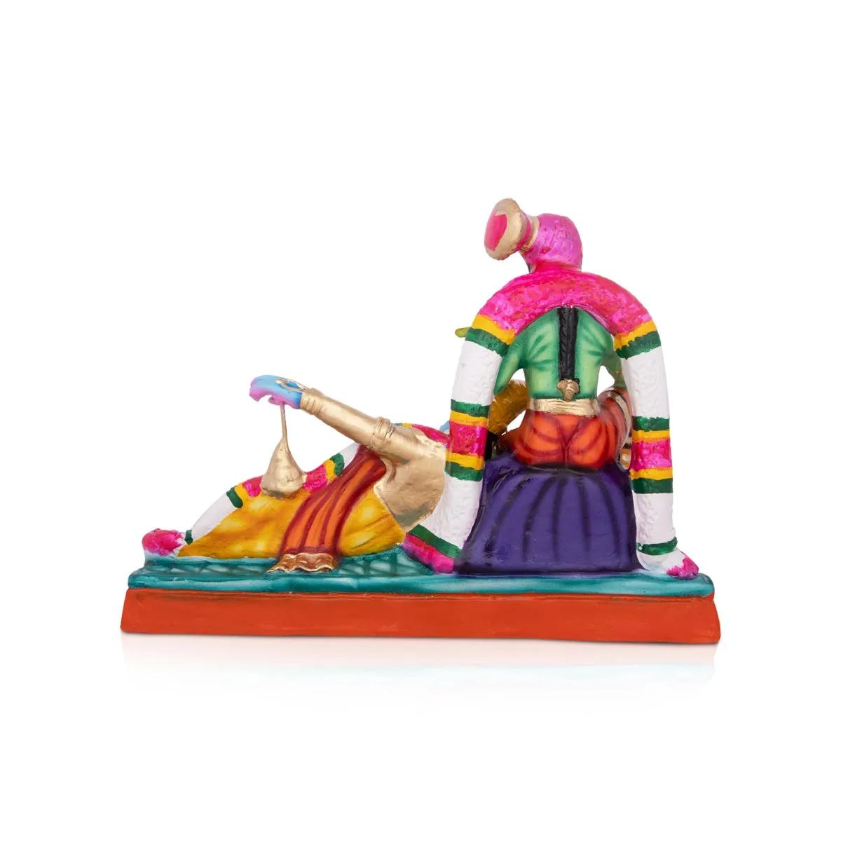 Andal RangaMannar Paper Mache Golu Bommai - 12 x 12 Inches | Giri Golu Doll/ Navaratri Golu Bomma/Gombe/Bommai