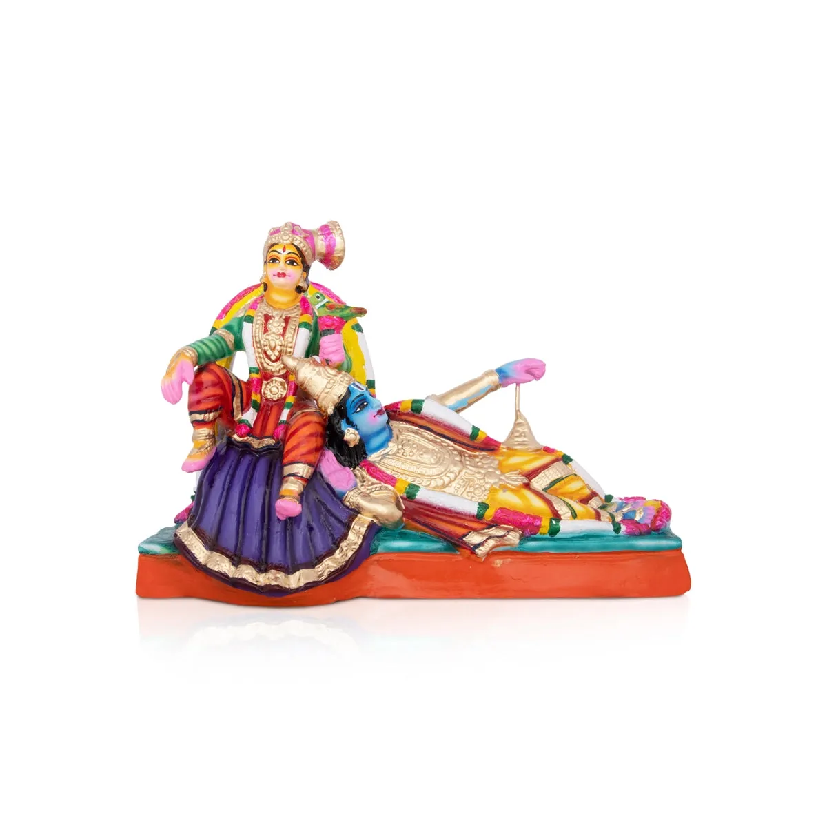 Andal RangaMannar Paper Mache Golu Bommai - 12 x 12 Inches | Giri Golu Doll/ Navaratri Golu Bomma/Gombe/Bommai