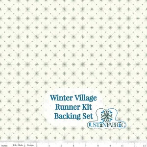 Backing Set - Winter Village Runner Kit | 1.66 yards of SKU: C14747-CREAM