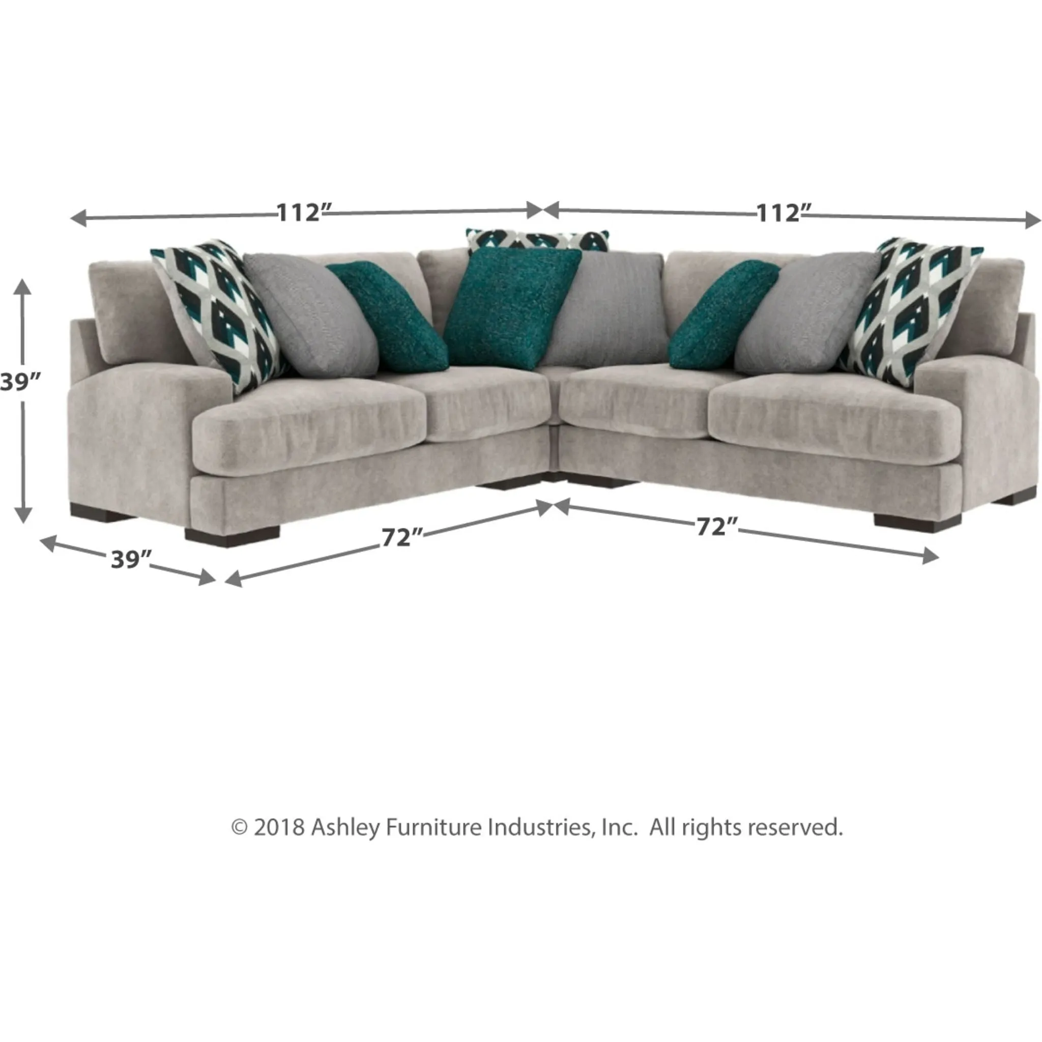 Bardarson-Exclusive 3 Piece Sectional