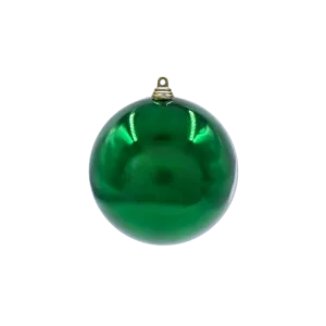 Bauble Shiny Green 100mm