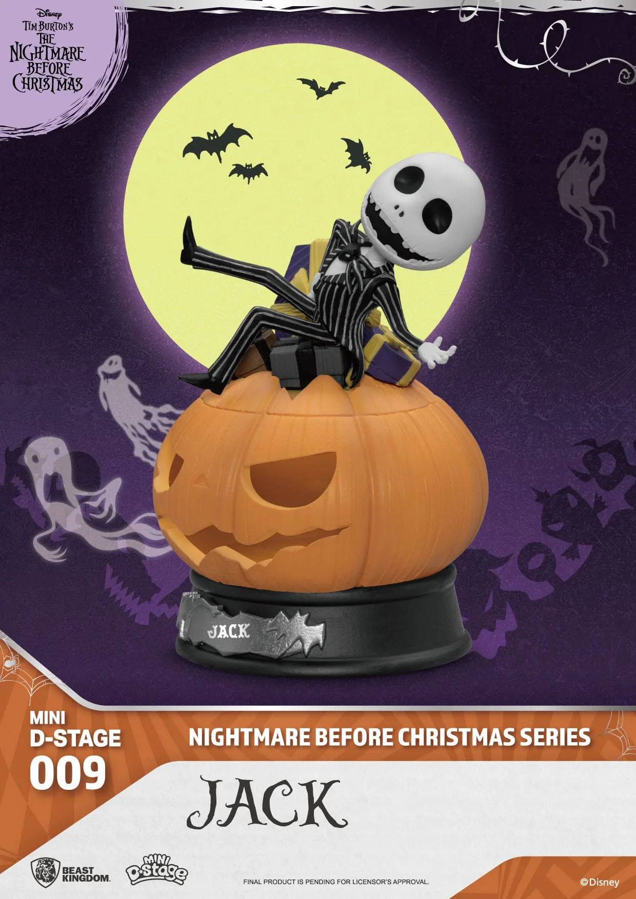 Beast Kingdom The Nightmare Before Christmas Jack Mini D-Stage PVC Figure