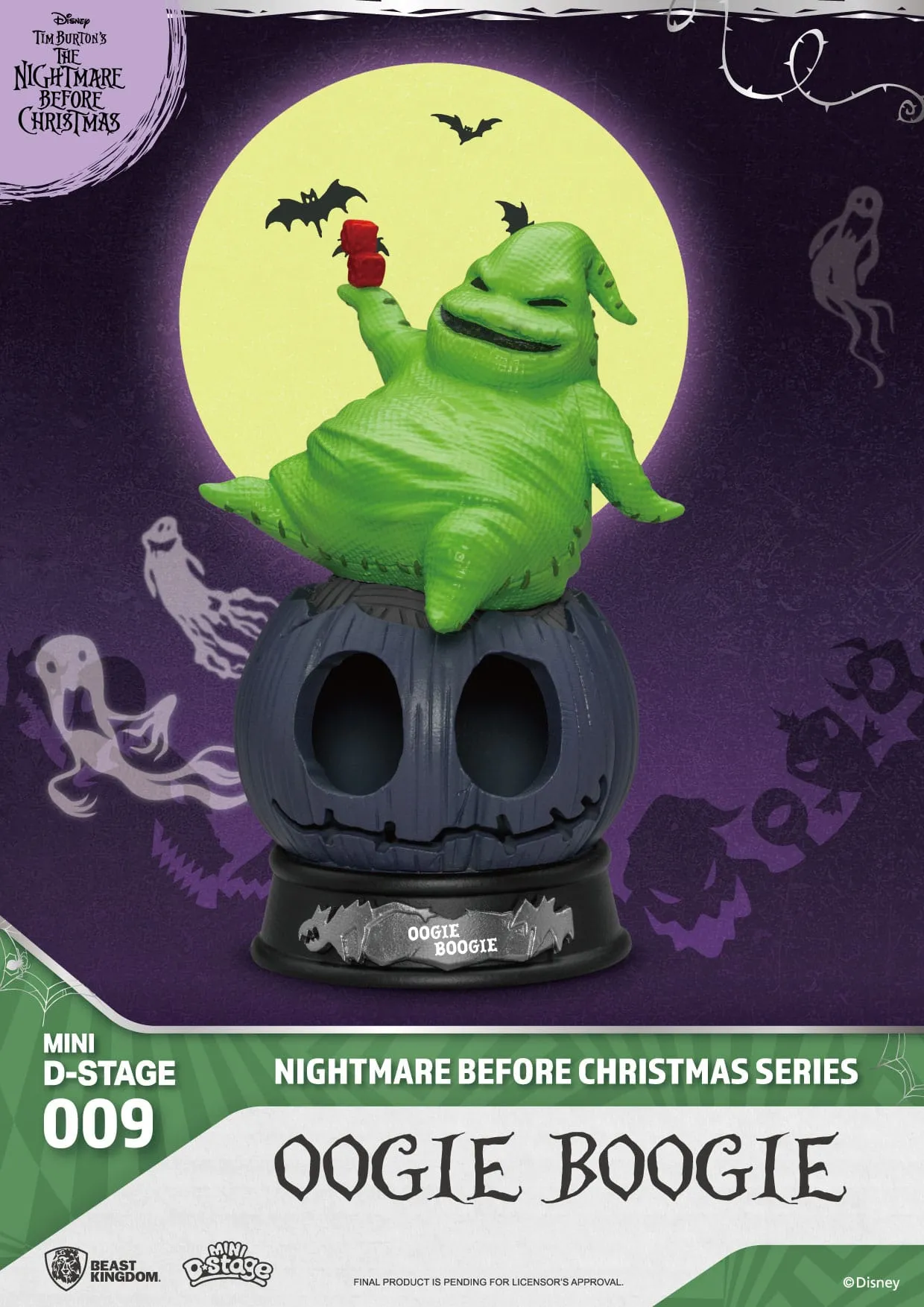 Beast Kingdom The Nightmare Before Christmas Oogie Boogie Mini D-Stage PVC Figure