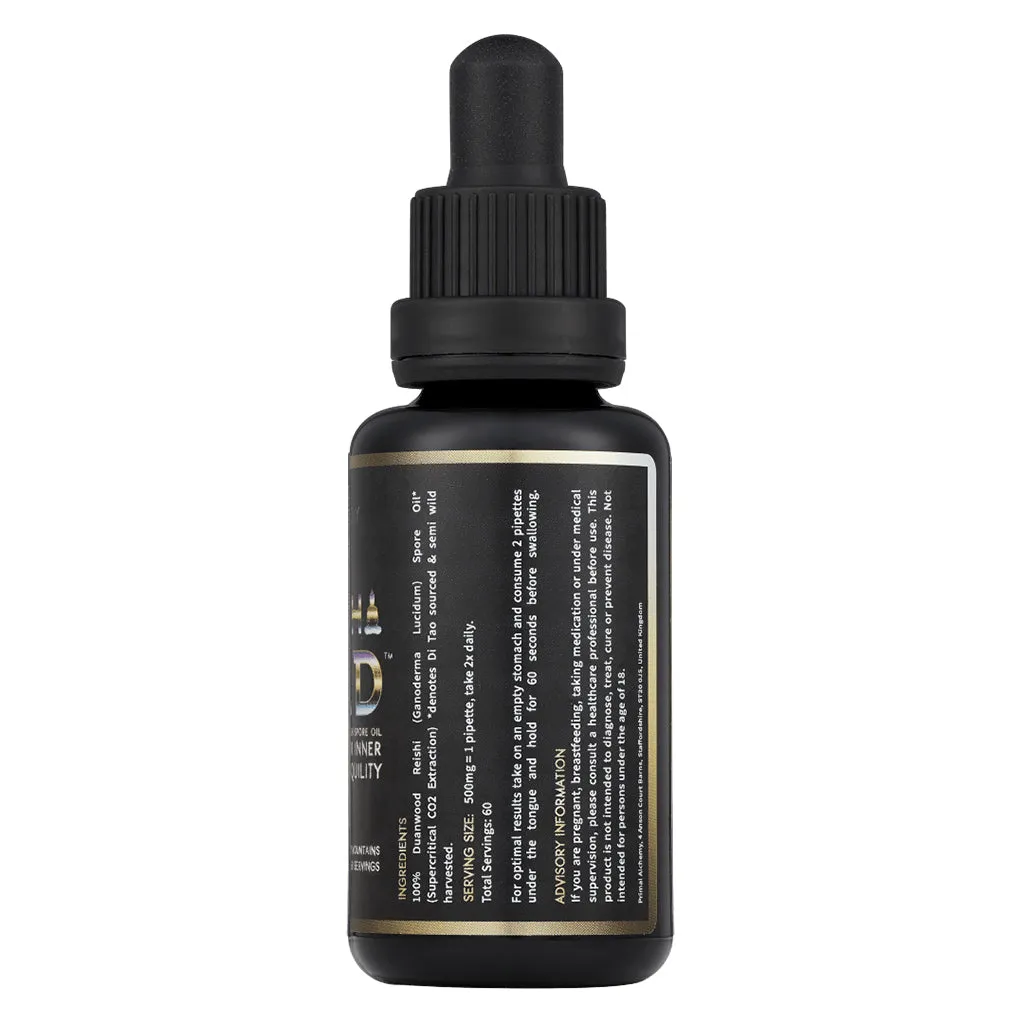 Buddha Gold Reishi Spore Oil - 30ml (60 Servings)