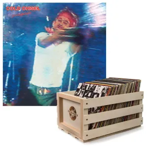 Crosley Record Storage Crate & Cold Chisel - Swingshift - Double Vinyl Album Bundle