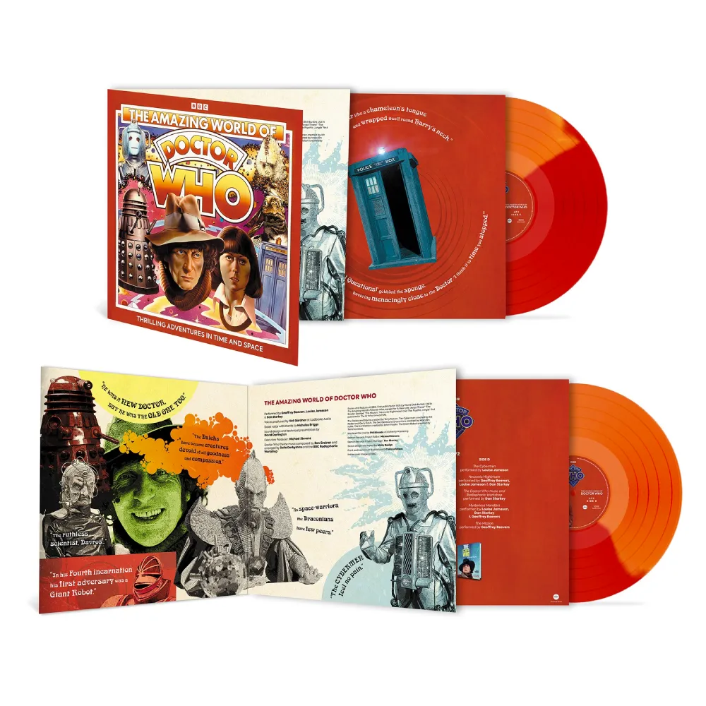 Doctor Who / The Amazing World Of Doctor Who 2xLP Vinyl RSD 2023