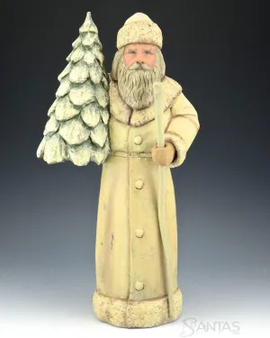 Ed Pribyl Arctic White Christmas Pine Santa 16 inch