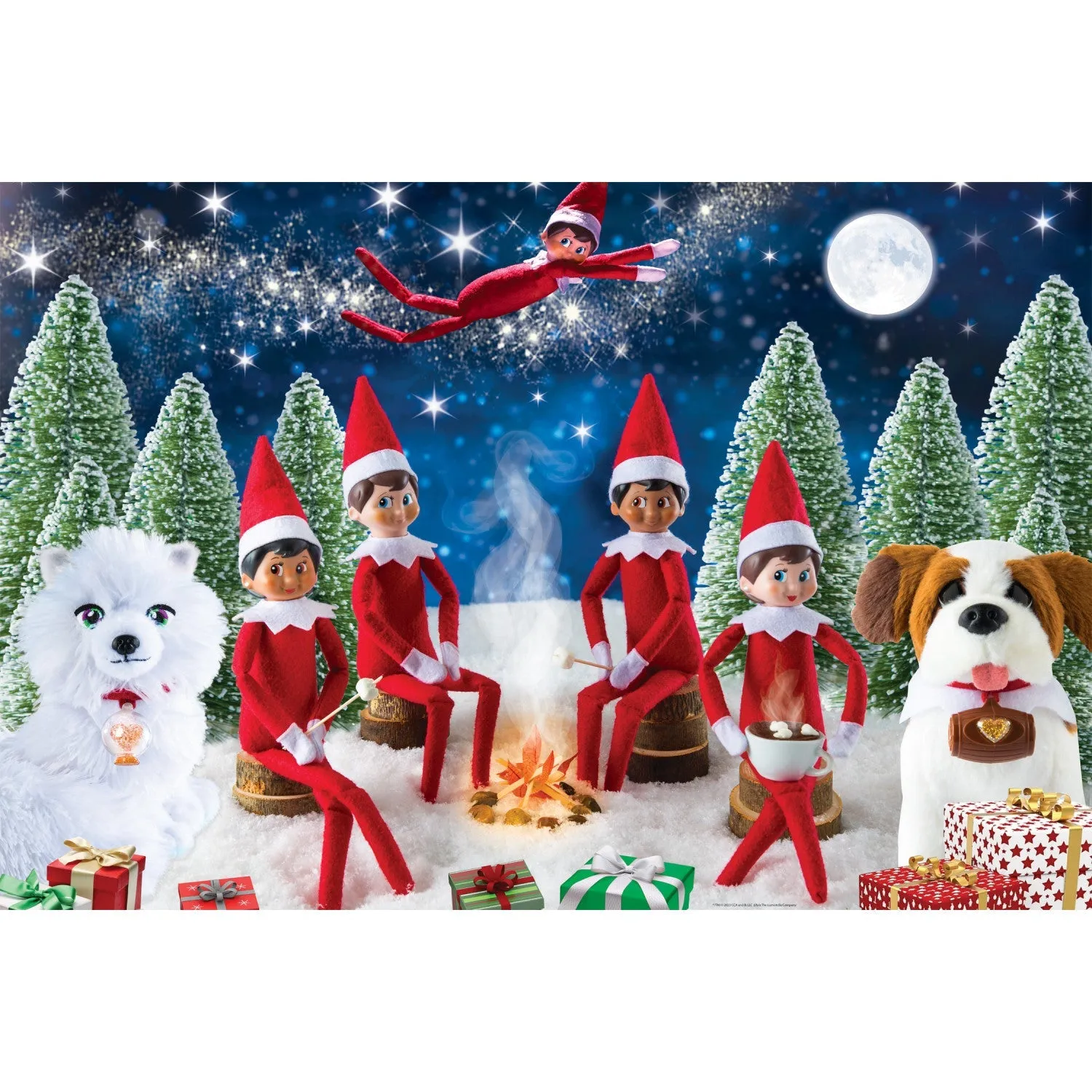 Elf on the Shelf Warmest Wishes 48 Piece Floor Jigsaw Puzzle