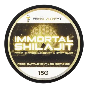 Immortal Shilajit 2.0 Himalayan Mineral Resin