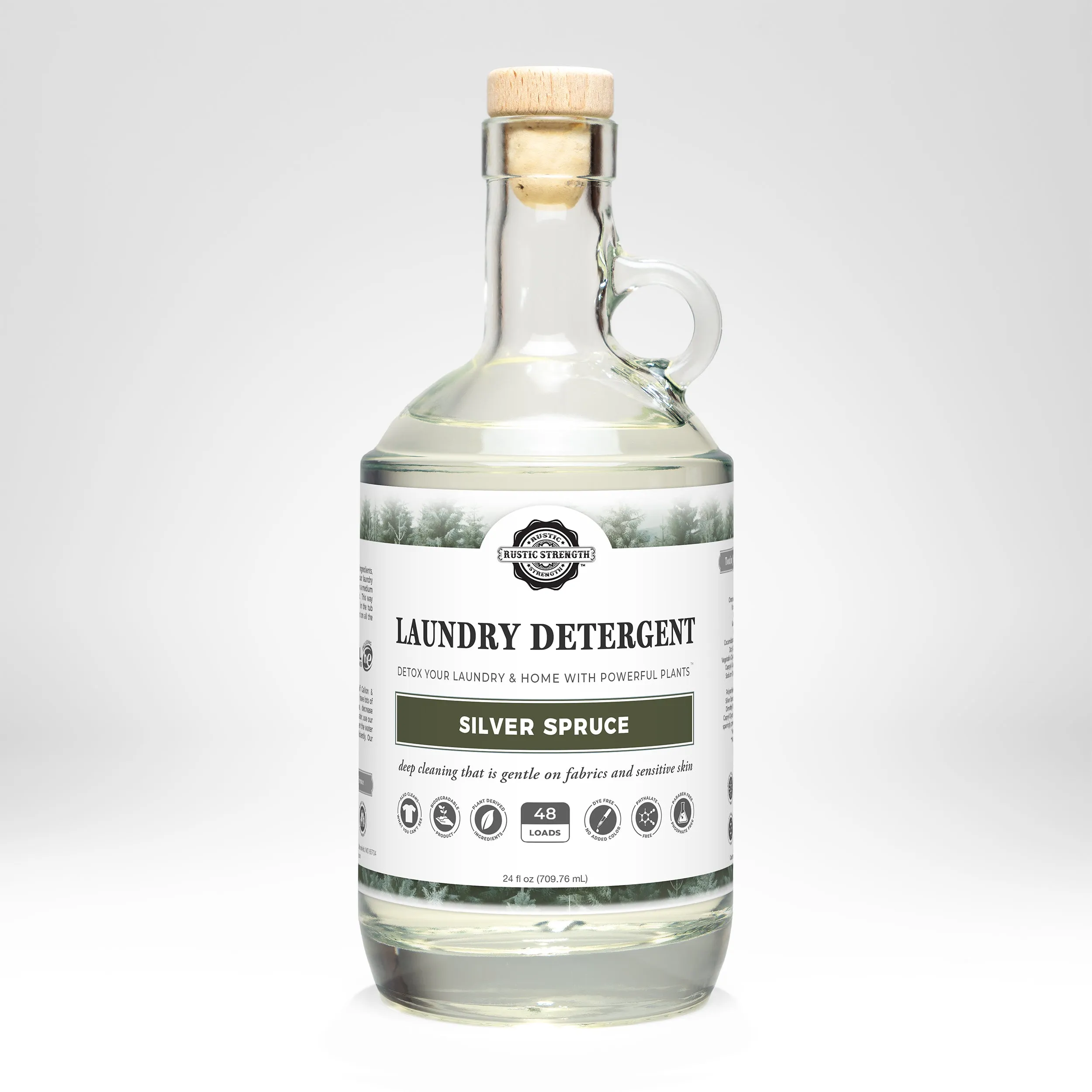 Laundry Detergent | Winter Scents | 24 oz Glass Bottle