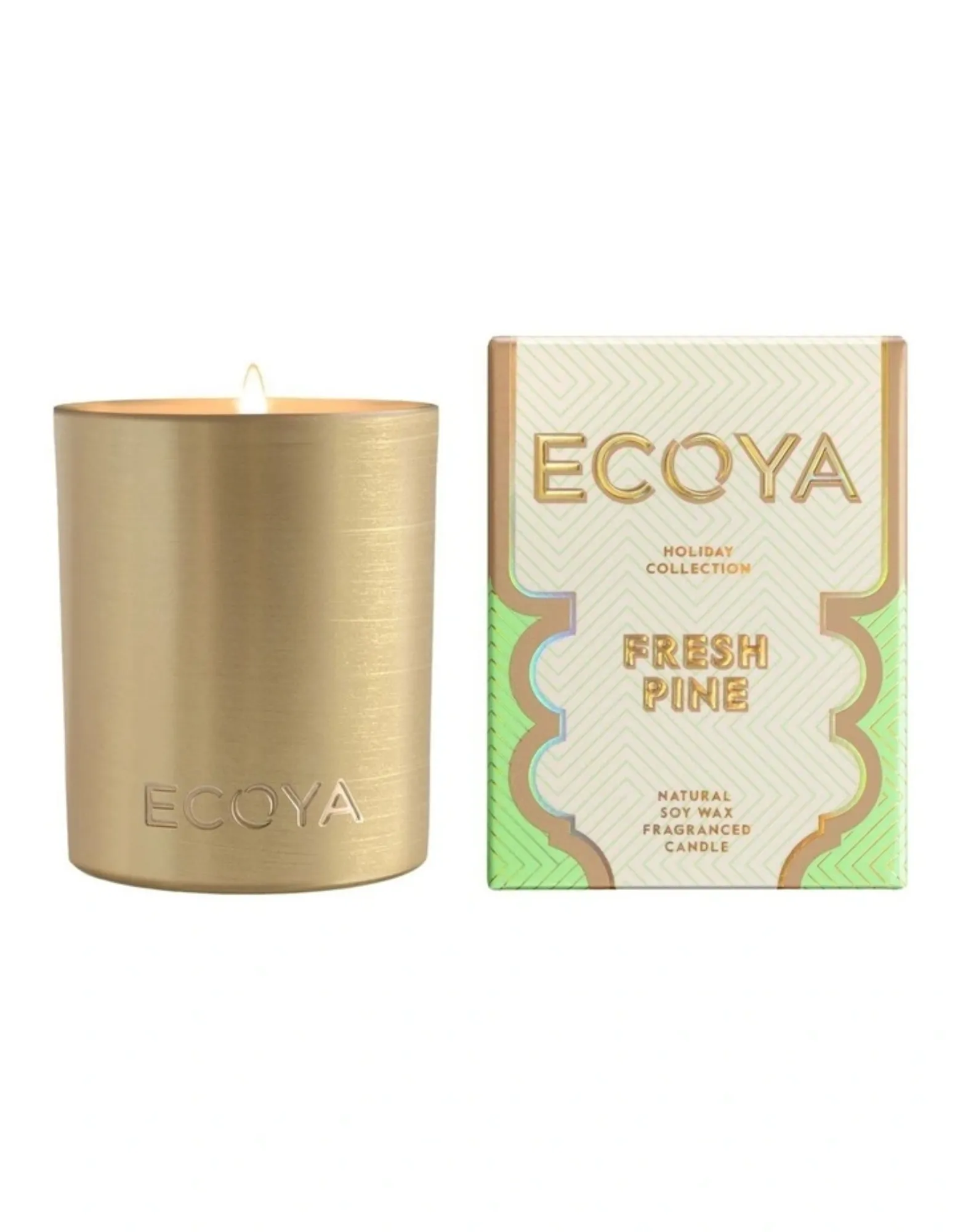 Mini Goldie Holiday Holiday Candle 105g - Fresh Pine  - Ecoya