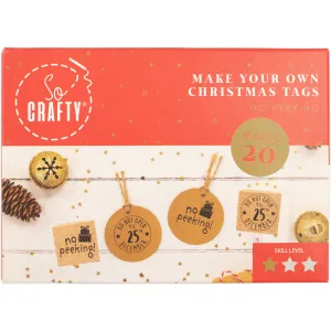 No Peeking Christmas Tag Making Kit - 10 Pack - Violet Studio