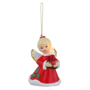 Nostalgic Ceramic Ornament - Angel with Candle