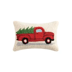 Peking Handicraft Tree On Truck Hook Pillow - Christmas