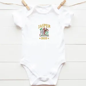 Personalised "My 1st Christmas" Baby Body