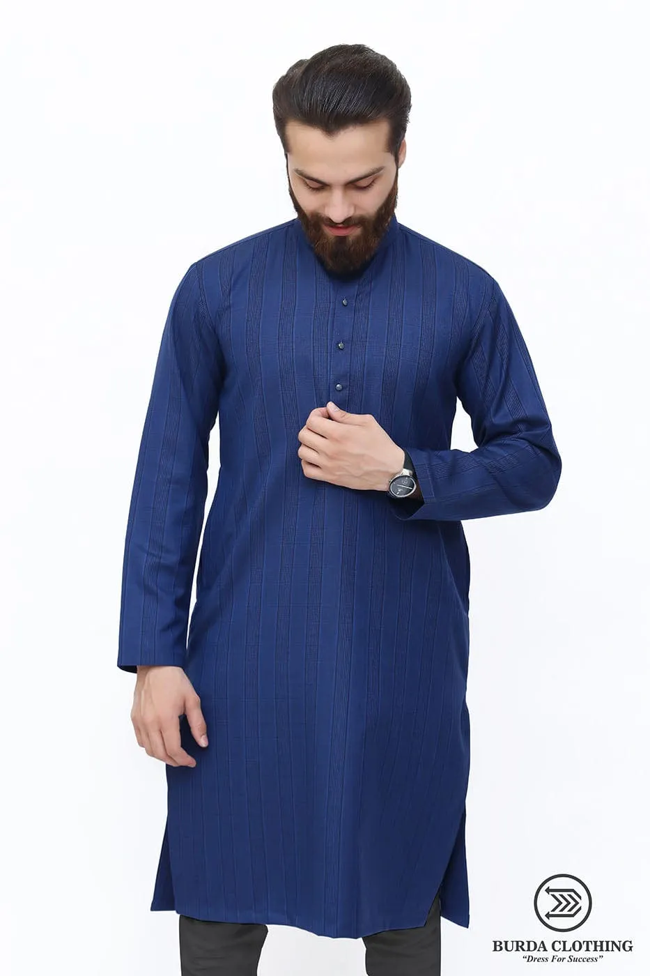 Prince Blue Premium Kurta