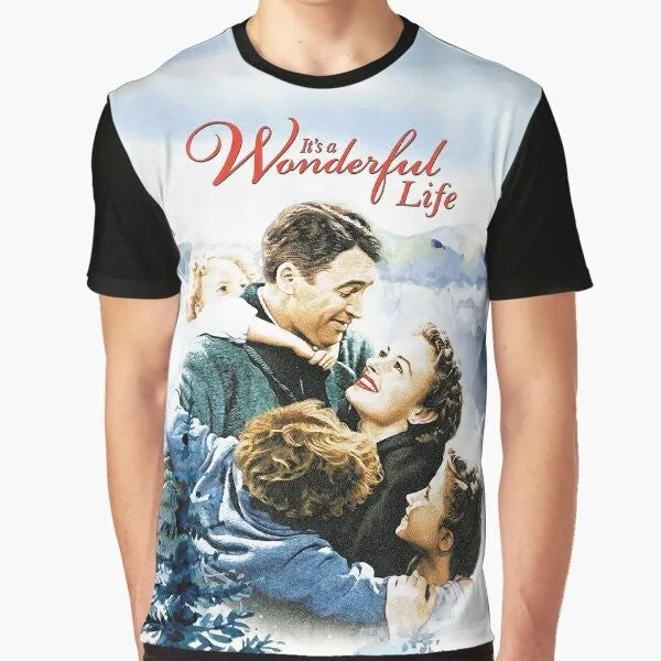 "It's a Wonderful Life" Classic Movie Graphic T-Shirt