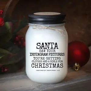 SANTA SAW YOUR INSTAGRAM