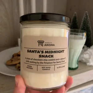 Santa's Midnight Snack Soy Candle