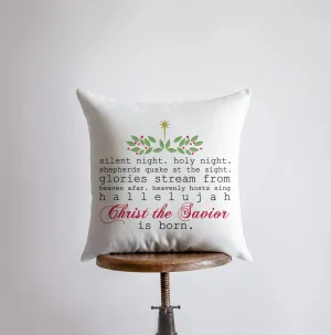 Silent Night | Merry Christmas | Throw Pillow | Christmas Pillow | Home Decor | Christmas Décor | Christmas tree | Christmas Gifts