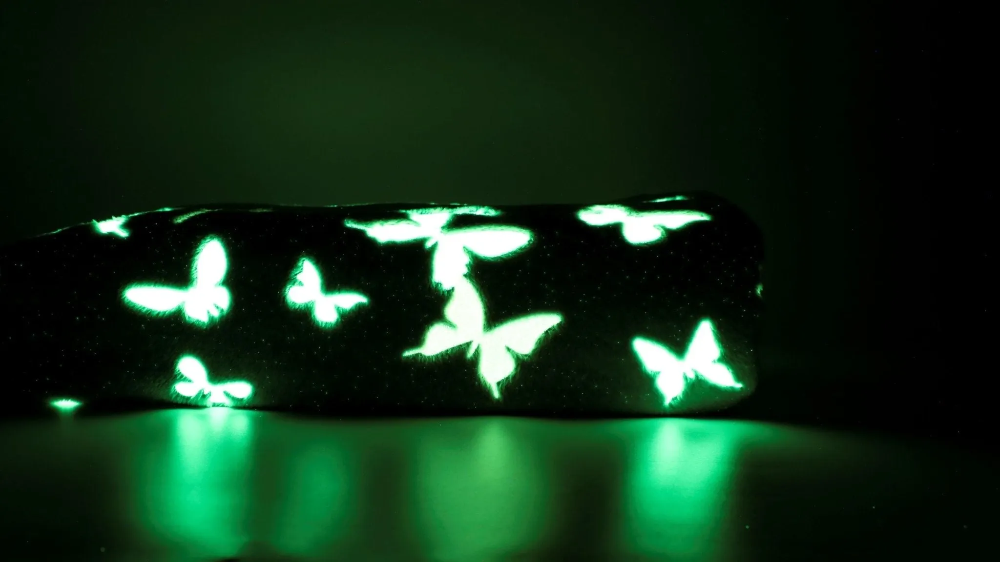 Soft Glow in the Dark Blanket Plush Fabric Butterflies