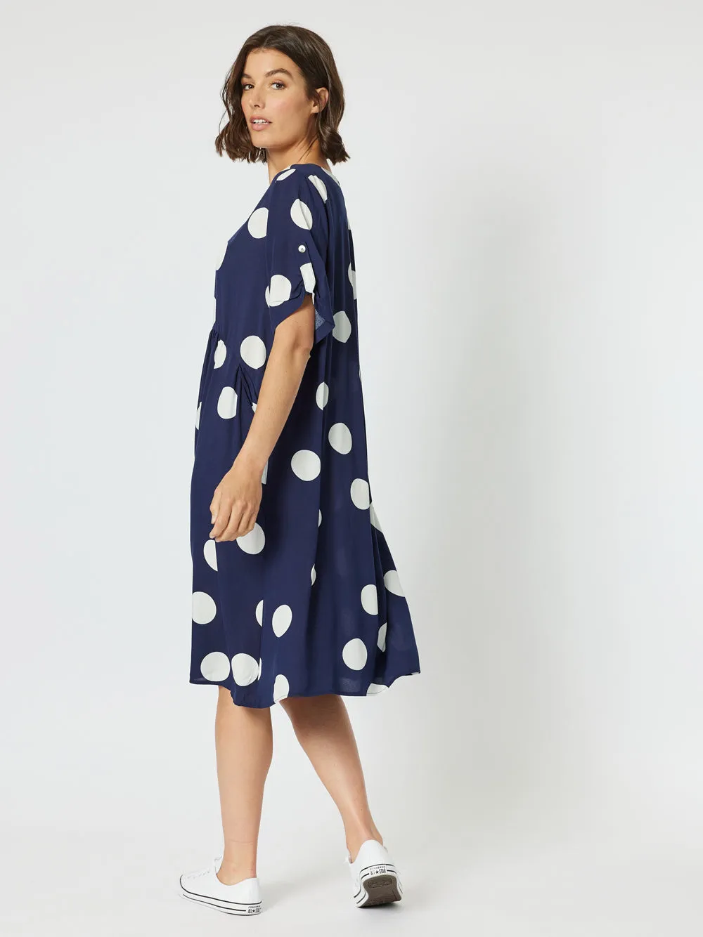 Spot The Dress - Navy