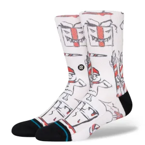 STANCE SOCKS ANGRY HOLIDAYZ - OFF WHITE