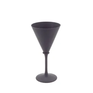 Sugahara Black matte glass cocktail glass