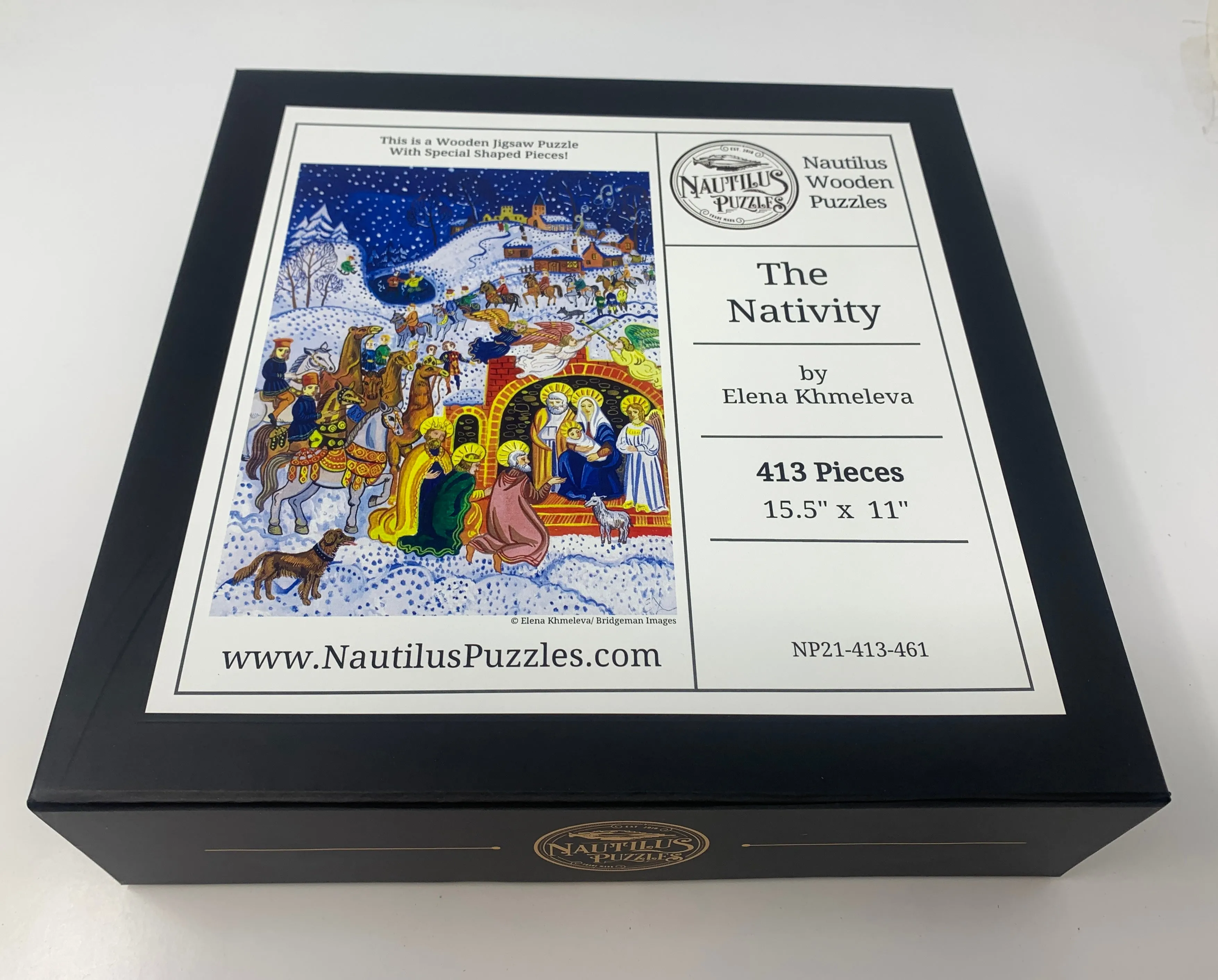 The Nativity (413 Pieces) Wooden Christmas Jigsaw Puzzle