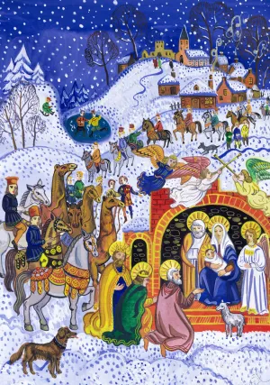 The Nativity (413 Pieces) Wooden Christmas Jigsaw Puzzle