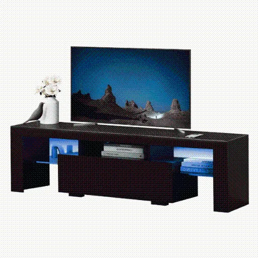 TV Stand Media Console with LED Light & Remote - SMT-TS003