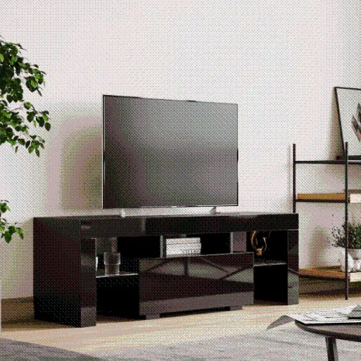 TV Stand Media Console with LED Light & Remote - SMT-TS003