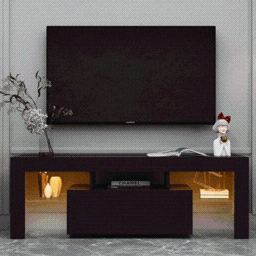 TV Stand Media Console with LED Light & Remote - SMT-TS003