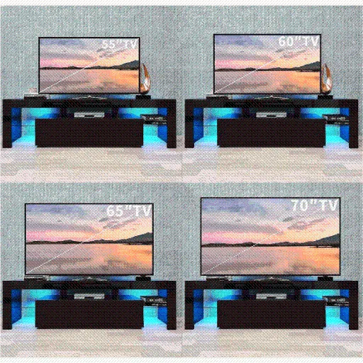 TV Stand Media Console with LED Light & Remote - SMT-TS003