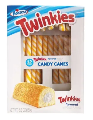 Twinkies Flavored Candy Canes 12 Pack