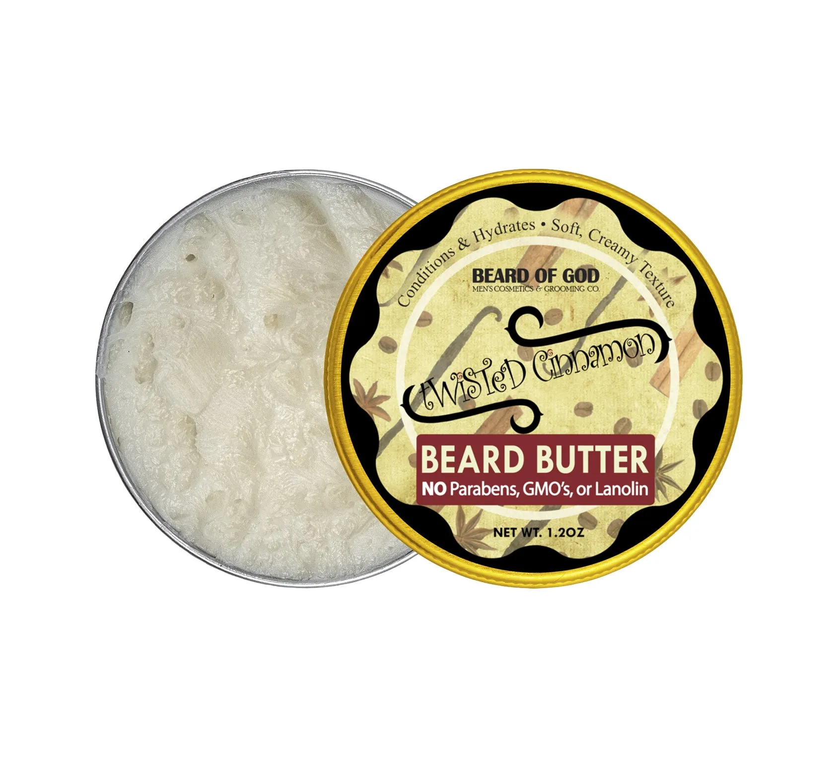 Twisted Cinnamon Creamy Whipped Beard Butter