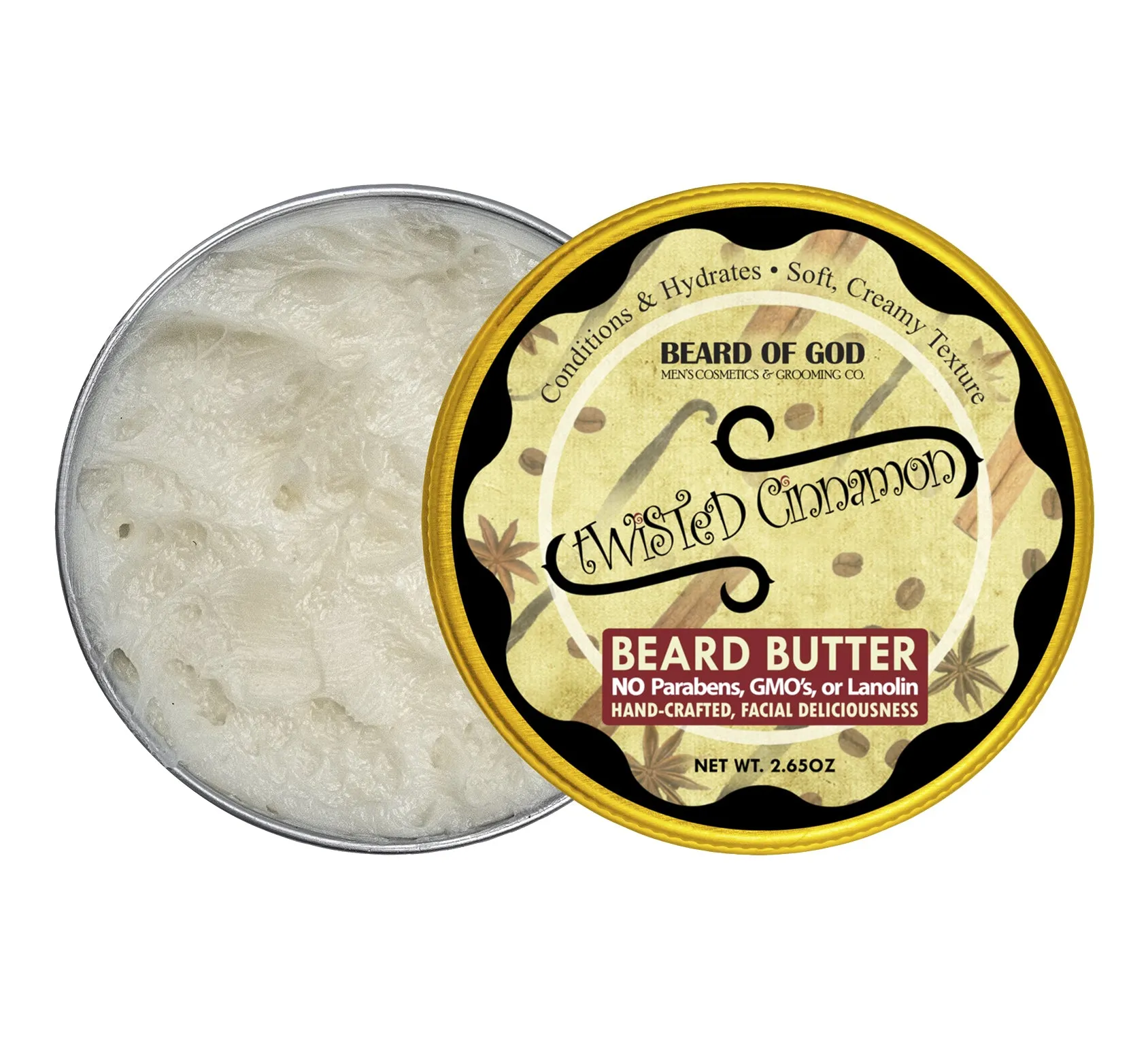 Twisted Cinnamon Creamy Whipped Beard Butter