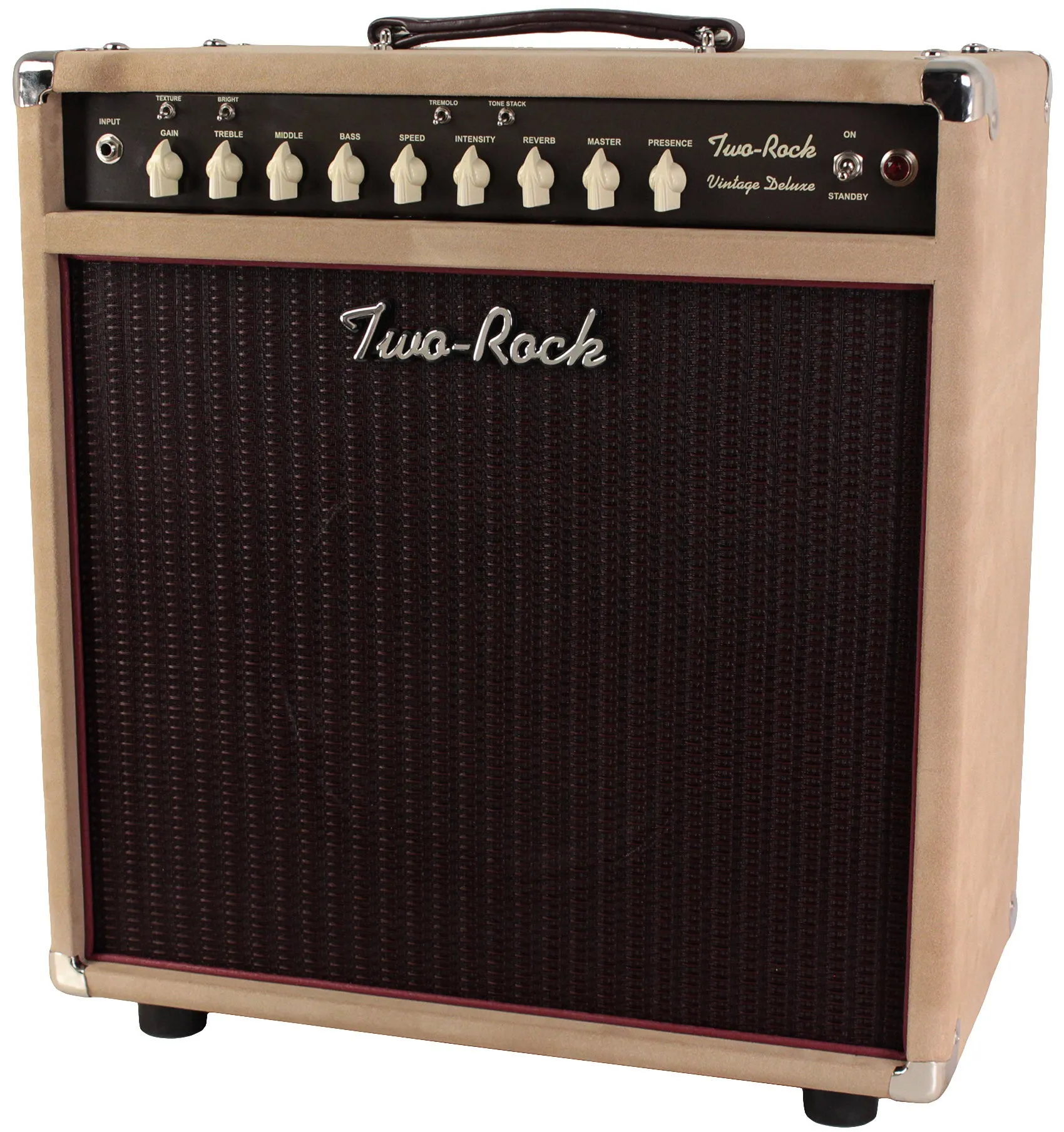 Two-Rock Vintage Deluxe 35 Tube Rectified 1x12 Combo, Dogwood Suede, Oxblood