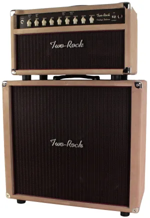 Two-Rock Vintage Deluxe 35 Tube Rectified Head, 3x10 Cab Set, Dogwood Suede, Oxblood