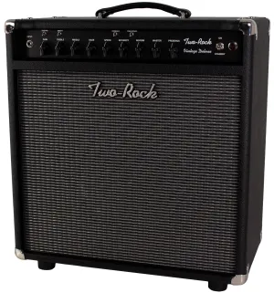 Two-Rock Vintage Deluxe 40/20 1x12 Combo, Black Bronco, Silver