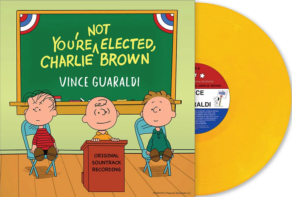 Vince Guaraldi - You're Not Elected, Charlie Brown (Indie Exclusive, Woodstock Yellow LP Vinyl)