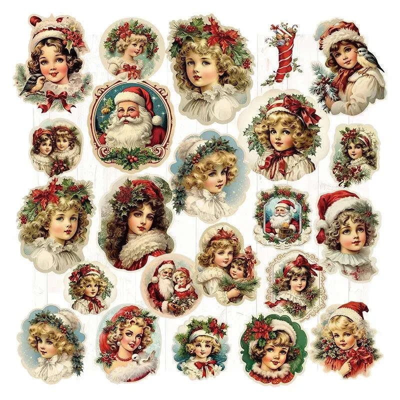 Vintage Christmas Sticker Pack