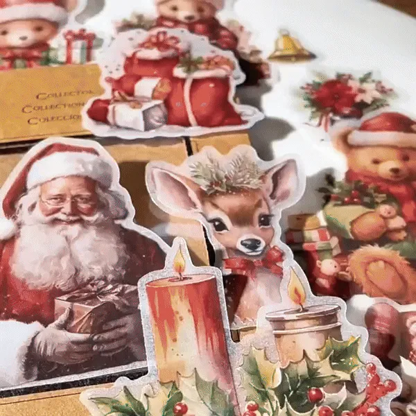 Vintage Christmas Sticker Pack